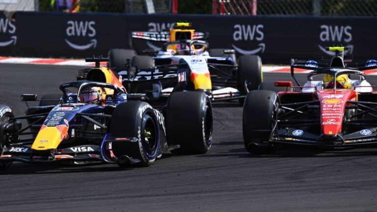 Franco Colapinto no pudo con Max Verstappen en la lucha por el mejor sobrepaso de julio 3h