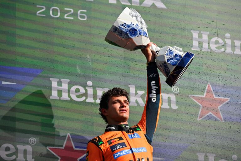 Así quedó la tabla de posiciones de la Fórmula 1, tras el triunfo de Lando Norris en el GP de Países Bajos