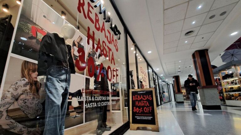 El consumo en shoppings sufrió en junio su mayor caída mensual en casi un año, mientras en súper frenó rebote