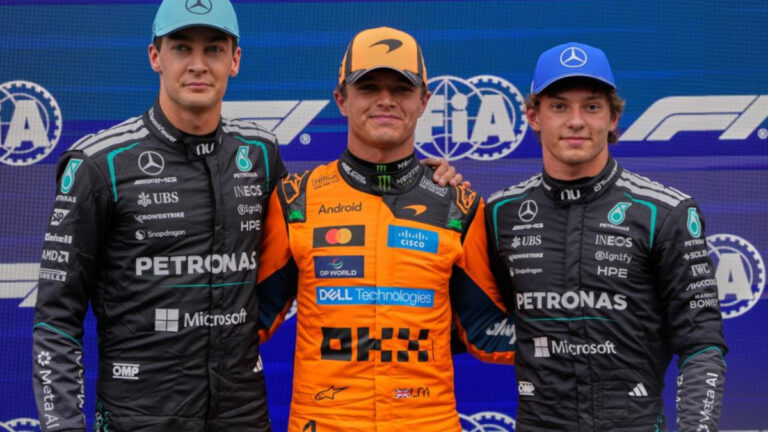 Norris saca de sus casillas a los Mercedes en una clasificación durísima para Sainz y Alonso