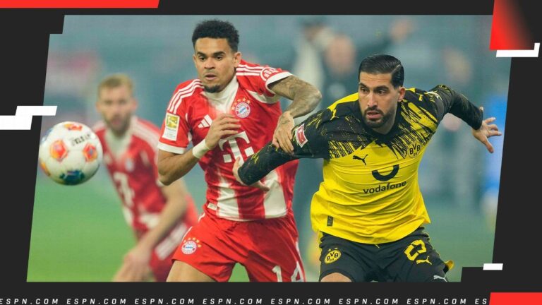 ¡EN VIVO! Borussia Dortmund y Bayern Munich disputan el primer título de la temporada en la Supercopa de Alemania 45m ESPN.com