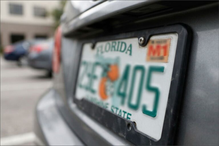 Florida habilitará marcos de placas y cambiará trámites vehiculares desde el 1° de octubre de 2026