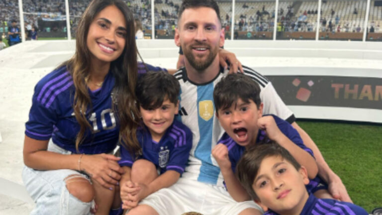 El mensaje de Antonela Roccuzzo a Messi tras la derrota en la final del Mundial