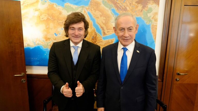 Milei se reunirá con Netanyahu y ratificará su respaldo a Israel