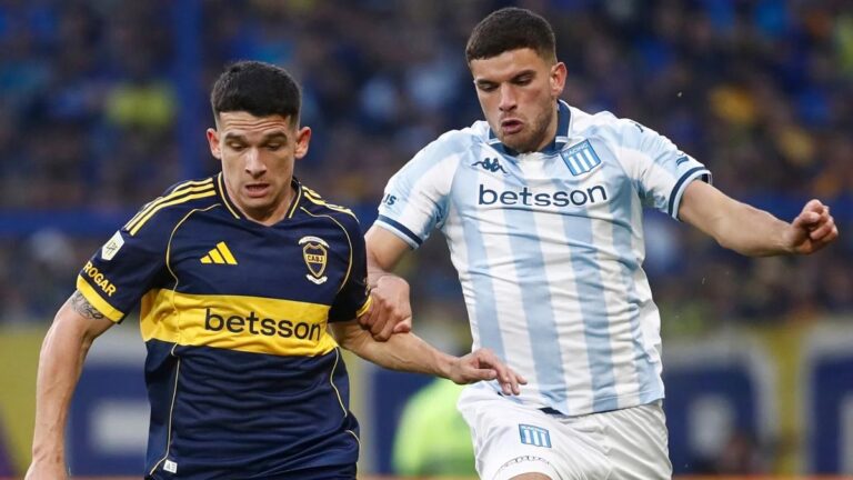 Racing se impone 1-0 ante Boca con un gol olímpico en Rosario
