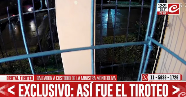 Balacera en el oeste del Conurbano: un custodio de Monteoliva enfrentó a dos motochorros