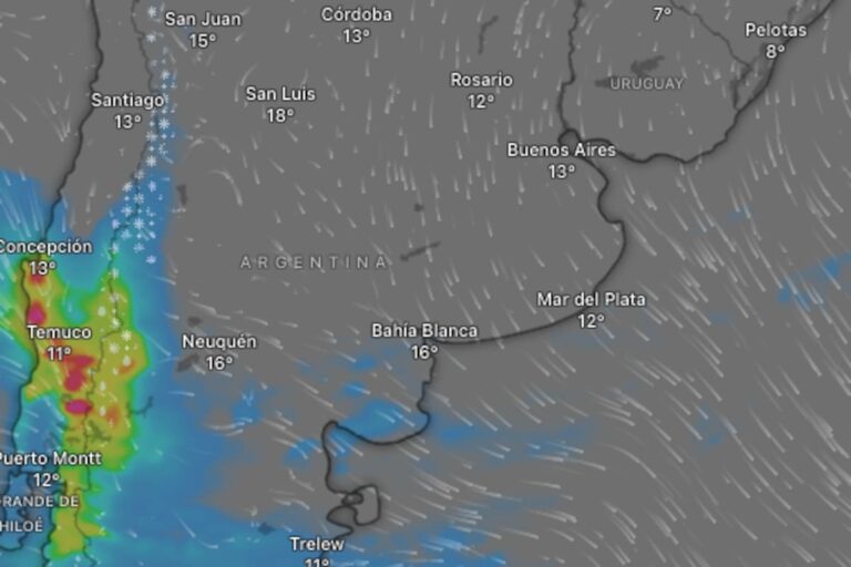 Alerta naranja y amarilla por lluvias y Zonda en varias provincias