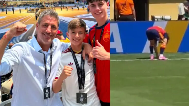 Una moneda enterrada en el césped, el ritual que España repitió para ganar la final del Mundial